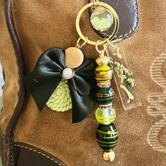 Keychain Charms | Resin & Glass Beaded Charm For Bags | Key Ring Gifts - Picture 3 of 17
